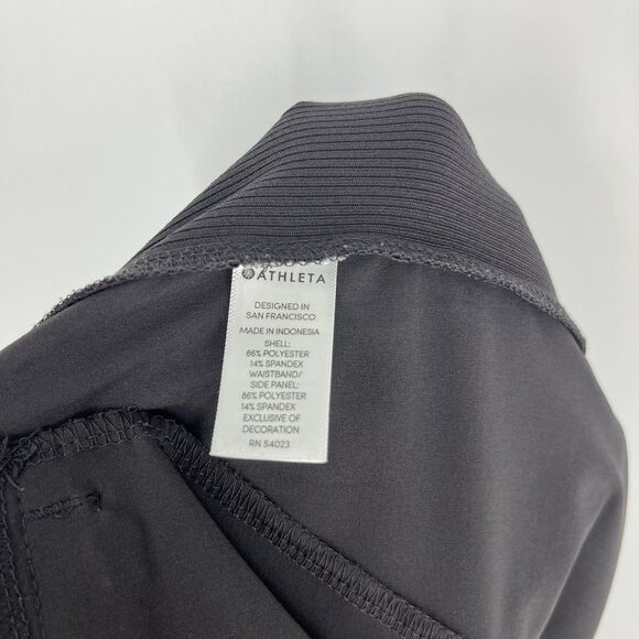 Athleta Pants Size 4 Womens Gray Brooklyn Ankle Pull On Travel Mid Rise Pockets - Picture 7 of 8